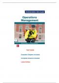 Test Bank for Operations Management&comma; 2025 Release by Gerard Cachon