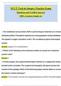 NCCT Tech In Surgery Practice Exam &sol; Comprehensive Practice Q-Bank &sol; Newest Actual Questions & Answers &lpar;A&plus; Guide Solution&rpar;