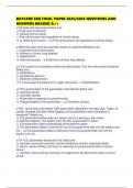 BAYCARE EKG FINAL PAPER 2025&sol;2026 QUESTIONS AND ANSWERS GRADED A&plus;&plus;