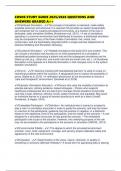 CHSOS STUDY GUIDE 2025&sol;2026 QUESTIONS AND ANSWERS GRADED A&plus;&plus;