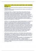 CHSOS TEST PAPER 2025&sol;2026 QUESTIONS AND ANSWERS GRADED A&plus;&plus;