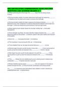 FMS CERTIFICATION COMPREHENSIVE EXAM 2025&sol;2026 QUESTIONS AND ANSWERS GRADED A&plus;&plus;