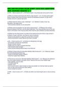 FMS CERTIFICATION EXAM SCRIPT 2025&sol;2026 QUESTIONS AND ANSWERS GRADED A&plus;&plus;
