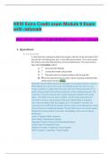 HESI Extra Credit Exam &ndash; Module 9 with Rationale &lpar;Latest Edition&rpar;