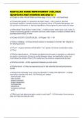 MARYLAND HOME IMPROVEMENT 2025&sol;2026 QUESTIONS AND ANSWERS GRADED A&plus;&plus;