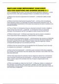 MARYLAND HOME IMPROVEMENT EXAM SCRIPT 2025&sol;2026 QUESTIONS AND ANSWERS GRADED A&plus;&plus;