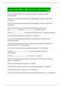 MICROBIOLOGY JERSEY COLLEGE EXAM EVALUATION 2025&sol;2026 QUESTIONS AND ANSWERS GRADED A&plus;&plus;