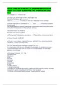 STATE FARM AUTO ADJUSTER COMPREHENSIVE EXAM SHEET 2025&sol;2026 QUESTIONS AND ANSWERS GRADED A&plus;&plus;
