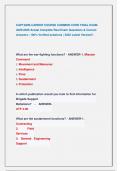 CAPTAINS CAREER COURSE COMMON CORE FINAL EXAM  2025&sol;2026 Actual Complete Real Exam Questions & Correct  Answers &vert; 100&percnt; Verified solutions &vert; 2025 Latest Version&excl;&excl;  