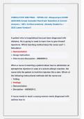 CUMULATIVE 3280 FINAL - WPUNJ &lpar;Dr&period; Albuquerque&rpar; EXAM  2025&sol;2026 Actual Complete Real Exam Questions & Correct  Answers &vert; 100&percnt; Verified solutions &vert; Already Graded A&plus; &sol;                   2025 Latest Version&excl;&excl; 