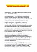 WGU- D322 Intro to IT NEW UPDATE REAL EXAM QUESTIONS AND VERIFIED ANSWERS LATEST