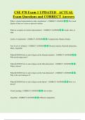 CSE 578 Exam 1 UPDATED   ACTUAL  Exam Questions and CORRECT Answers 