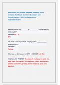 NGN NCLEX &sol;NCLEX NGN RN EXAM 20252026 Actual  Complete Real Exam  Questions & Answers And                           Correct Answers &vert; 100&percnt; Verified solutions &vert;                                              2025 Latest Exam&excl;&excl; 