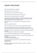 OACETT PPE STUDY QUESTIONS WITH CORRECT ANSWERS 