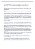 OACETT Professional Practice Exam Questions and Answers 2025
