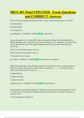 IBUS 401 Final UPDATED   Exam Questions  and CORRECT Answers