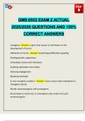 EXAMS PACK&colon;&colon;&colon; GMS 6552 ACTUAL 2025&sol;2026 Q&A 100&percnt; PASS