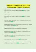 IBUS 401 UPDATED ACTUAL Exam  Questions and CORRECT Answers