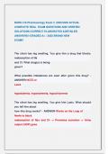 NURS 316 Pharmacology Exam 2 &comma;2025&sol;2026 ACTUAL  COMPLETE REAL  EXAM QUESTIONS AND VERIFIED  SOLUTIONS &vert;CORRECT ELABORATED &DETAILED  ANSWERS&excl;&excl; GRADED A&plus; &sol; 2025 BRAND NEW                                EXAM&excl;&excl;