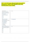 ICD -10-CM Exam Study Guide & practice  questions &vert;AAPC CPC AHIMA CCS CCA  Certification prep &lpar;USA&rpar; 