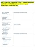 ICD-10-CM Final Exam Study Guide & practice questions  &vert;AAPC CPC AHIMA CCS CCA Certification prep  &lpar;USA&rpar;Actual exam 2025-2026 ICD-10-CM Final Exam Study Guide & practice questions  &vert;AAPC CPC AHIMA CCS CCA Certification prep  &lpar;USA&rpar;Actual ex