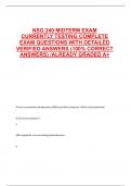 NSG 240 MIDTERM EXAM CURRENTLY TESTING COMPLETE EXAM QUESTIONS WITH DETAILED