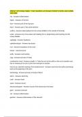 Medical Terminology chapter 1 Exam Questions and Answers Solved Correctly Latest Update 2025-2026