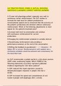 SLP Praxis Practice Exam &lpar;Form 3&comma; Actual 2025&sol;2026&rpar; &ndash; Correct Verified Questions and Answers