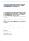 SLP Praxis Practice Exam &lpar;Form 3&rpar; &ndash; 2025 Update with Complete Solutions and Verified Answers &lpar;Graded A&plus;&rpar;