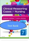 Clinical Reasoning Cases in Nursing &mdash; 7th Edition &mdash; Mariann M&period; Harding & Julie S&period; Snyder &mdash; Complete Test Bank &lpar;All Chapters&rpar;