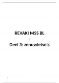 samenvatting REVAKI MSS BL&comma; partim zenuwletsels  3de bach 2024-2025