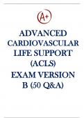 &OpenCurlyDoubleQuote;ACLS Exam Version B &ndash; 50 Questions & Answers &lpar;Latest Update&rpar;&rdquo;