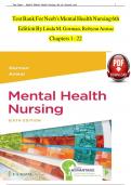 Neeb's Mental Health Nursing 6th Edition Test Bank by Gorman&comma;