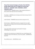 Texas Pest Control Category Practice Test ACTUAL EXAM QUESTIONS WITH COMPLETE SOLUTION GUIDE &lpar;A&plus; GRADED 100&percnt; VERIFIED&rpar; LATEST VERSION 2025&excl;&excl;