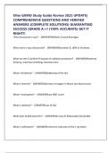 Ohio GXMO Study Guide Review 2025 UPDATE&vert; COMPREHENSIVE QUESTIONS AND VERIFIED ANSWERS &lpar;COMPLETE SOLUTIONS&rpar; GUARANTEED SUCCESS &vert;GRADE A&plus;&excl;&excl; &lpar;100&percnt; ACCURATE&rpar; GET IT RIGHT&excl;&excl;