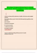 ATI PROCTORED PEDIATRICS EXAM&colon; 2025&sol;2026&comma; WITH CORRECT AND VERIFIED ANSWERS
