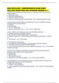 OSSF INSTALLER 1 COMPREHENSIVE EXAM SHEET 2025&sol;2026 QUESTIONS AND ANSWERS GRADED A&plus;&plus;