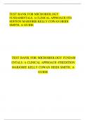 FULL Test bank For Microbiology Fundamentals A Clinical Approach&comma; 4th Edition by Marjorie Kelly Cowan&comma; Chapters 1 - 22 Complete Newest Verified Version&vert;Newest edition 2025&vert;ISBN&colon; 9781260702439