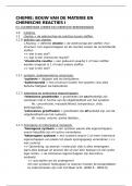 Samenvatting Chemie H1&colon; bouw van de materie en chemische reacties I