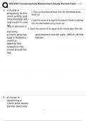 RN VATI Fundamentals Assessment Study Review Test&period;