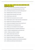 WNRS XXX FINAL PAPER 2025&sol;2026 QUESTIONS AND ANSWERS RATED A&plus;