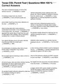 Texas CDL Permit Test &vert; Questions With 100 &percnt; Correct Answers