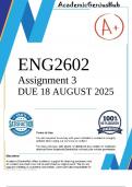 ENG2602 Assignment 3 DUE 18 AUGUST 2025