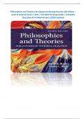 Philosophies and Theories for Advanced Nursing Practice 4th Edition &ndash; Janie B&period; Butts & Karen L&period; Rich &vert; Test Bank & Study Guide &vert; Complete Questions & Verified Answers &lpar;2025 Update&rpar;