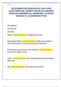 SDI DIVEMASTER EXAM 2025 ACTUAL EXAM  QUESTIONS AND CORRECT DETAILED ANSWERS  &lpar;VERIFIED ANSWERS&rpar; ALL ANSWERED &sol; ALREADY  GRADED A&plus; &vert; GUARANTEED PASS