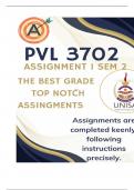 PVL3702 Assignment 1 (COMPLETE ANSWERS) Semester 2 2025 (148712) - DUE 26 August 2025