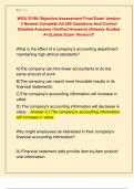 WGU D196 Objective Assessment Final Exam Version  2 Newest Complete All 200 Questions And Correct  Detailed Answers &lpar;Verified Answers&rpar; &vert;Already Graded  A&plus;&vert;&vert;Latest Exam Version&excl;&excl;&excl;