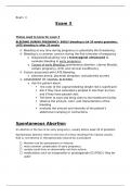 EXAM THREE Pregnancy complications