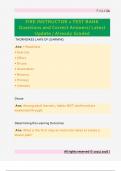 FIRE INSTRUCTOR 2 TEST BANK  Questions and Correct Answers&sol; Latest  Update &sol; Already Graded