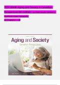Complete Test Bank for Aging and Society A Canadian Perspective 8th Edition by Mark Novak&comma; Herbert C&period; Northcott&comma; and Karen Kobayashi &vert; All Chapters 1-20 With Verified Exam Questions and Correct Answers